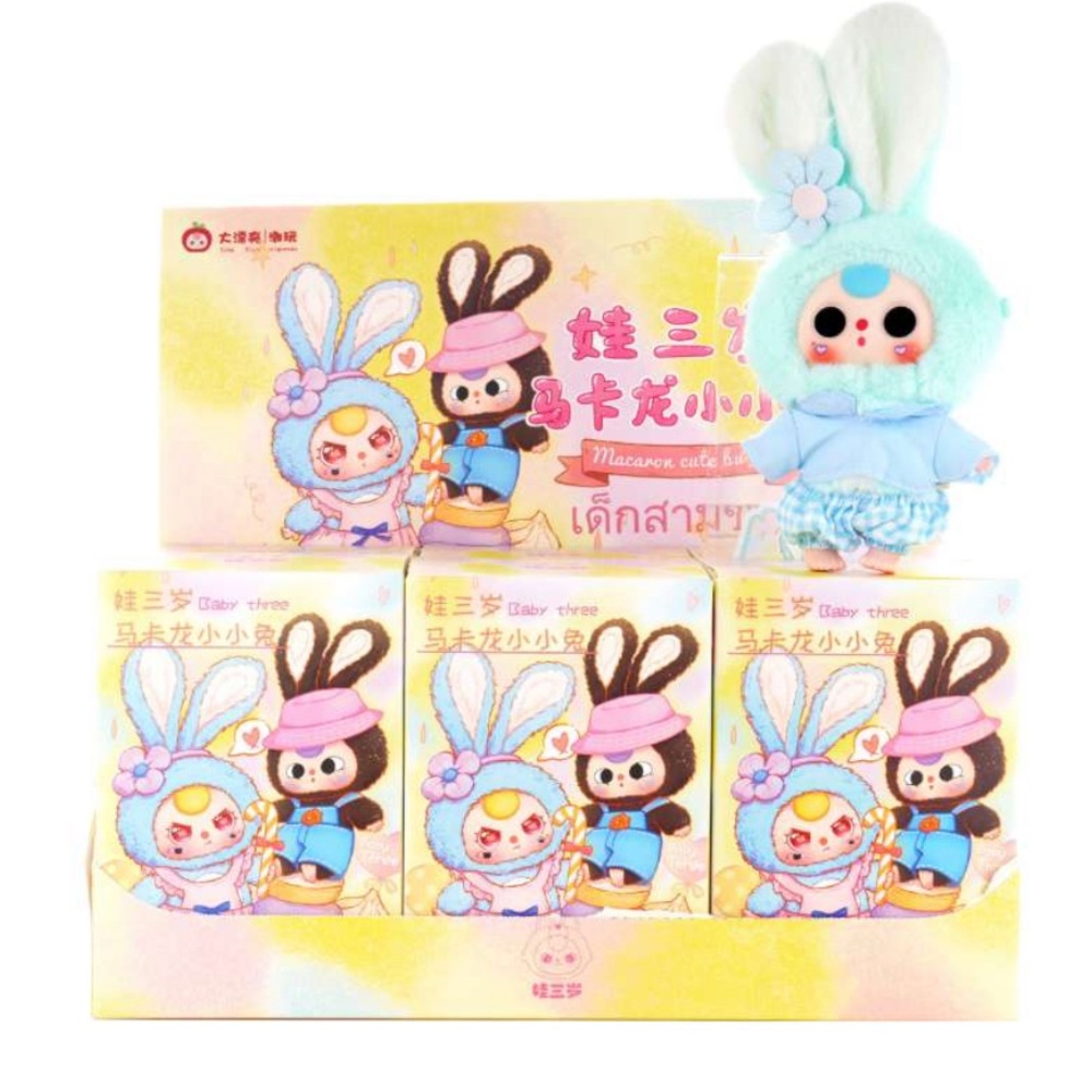 BABY THREE SINGLE BOX - V1 Macaron Cute Bunny - 100% Authentic - NO CANCELS